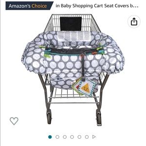 Boppy Preferred Shopping Cart and High Chair Cover with Storage